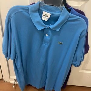 Men’s Lacoste blue polo